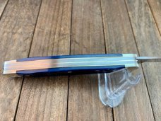 Henckels By Boker Stockman Blue Pin Feather Jigged Bone Made in Solingen Germany