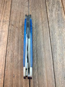 Henckels By Boker Stockman Blue Pin Feather Jigged Bone Made in Solingen Germany