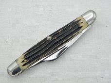 Queen Cutlery #9 Stockmen:  4” closed, 1961 - 1971,  genuine Winterbottom bone handles