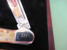 Case XX Zippo 1998 Swap Meet on the Road  Lighter & Burnt Oatmeal Bone Handle CopperLock #61749L