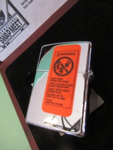 Case XX Zippo 1998 Swap Meet on the Road  Lighter & Burnt Oatmeal Bone Handle CopperLock #61749L