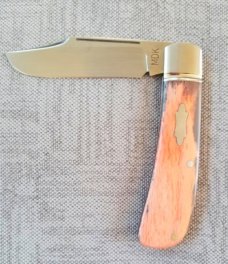 MDK custom Lanny, giraffe bone scales. Fluted bolsters and bowtie Shield..coa and pouch 