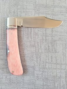 MDK custom Lanny, giraffe bone scales. Fluted bolsters and bowtie Shield..coa and pouch 