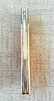 MDK custom Lanny, giraffe bone scales. Fluted bolsters and bowtie Shield..coa and pouch 