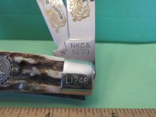 Kissing Crane Robt  Klass Stag Handle Large Stockman Made for the NKCA