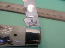 Kissing Crane Robt  Klass Stag Handle Large Stockman Made for the NKCA