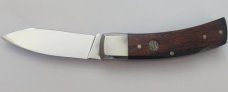 Smith and Wesson W109 Lock Back Folder with Leather Sheath