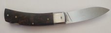 Smith and Wesson W109 Lock Back Folder with Leather Sheath