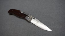 + VTG SUPER RARE CUSTOM HANDMADE MIKE W. THOUROT 'MWT' NAPOLEON, OH FOLDING KNIFE +