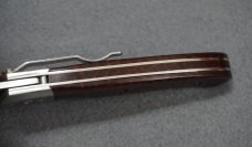 + VTG SUPER RARE CUSTOM HANDMADE MIKE W. THOUROT 'MWT' NAPOLEON, OH FOLDING KNIFE +