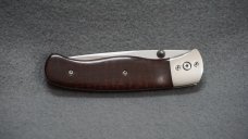 + VTG SUPER RARE CUSTOM HANDMADE MIKE W. THOUROT 'MWT' NAPOLEON, OH FOLDING KNIFE +