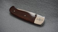 + VTG SUPER RARE CUSTOM HANDMADE MIKE W. THOUROT 'MWT' NAPOLEON, OH FOLDING KNIFE +