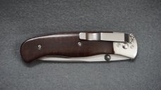 + VTG SUPER RARE CUSTOM HANDMADE MIKE W. THOUROT 'MWT' NAPOLEON, OH FOLDING KNIFE +
