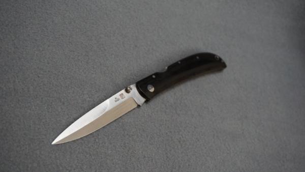 + VTG AL MAR EAGLE TALON SEKI, JAPAN FULL WOOD SCALE LOCKBACK FOLDING KNIFE +