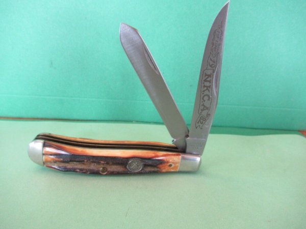 Schrade Stag Handle Trapper NKCA 1982 