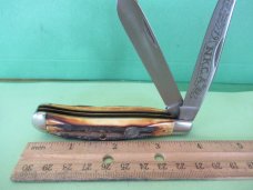 Schrade Stag Handle Trapper NKCA 1982 