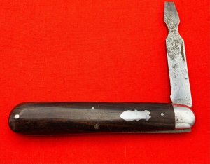 Vintage EMPIRE WINSTED CT 1-Blade Barehead Jack Electrician’s  Knife c.1856-1930