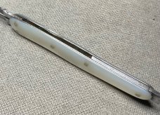 Vintage HSB 3-Blade Serpentine Shadow Lobster Pen Folding Pocket Knife c.1855-1960 Mother-of-Pearl