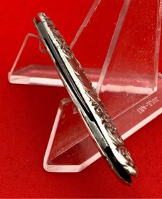 Vintage EMPIRE KNIFE CO 2-Blade Sterling Silver Shadow Pen Folding Pocket Knife c.1856-1930