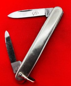 Vintage H BOKER & CO SOLINGEN Shadow Senator Pen Folding Pocket Knife Salesman’s Sample c.1869-1944