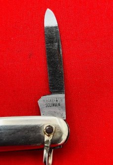 Vintage H BOKER & CO SOLINGEN Shadow Senator Pen Folding Pocket Knife Salesman’s Sample c.1869-1944