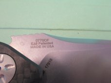 Zero Tolerances Carbon Fiber S35VN  Model 0770CF 