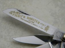 Fight'n Rooster Frank Buster Cutlery Co. Germany Intl. Cutlery Club Pearl 12 Blade Congress Knife 