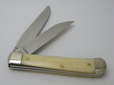 Case XX USA 1997 W.R. Case & Sons Cutlery Co. Celebration Bone 254 WH Wharncliffe Trapper Knife