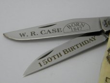Case XX USA 1997 W.R. Case & Sons Cutlery Co. Celebration Bone 254 WH Wharncliffe Trapper Knife