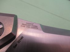 Zero Tolerance  Sinkevich Design Model # 0452CF