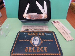 Case XX Select 2004 Mammoth Ivory 5 Blade Sowbelly Pattern # TB891539 SS