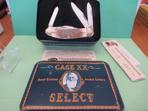Case XX Select 2004 Mammoth Ivory 5 Blade Sowbelly Pattern # TB891539 SS Case XX Select 2004 Mammoth Ivory 5 Blade Sowbelly Pattern # TB891539 SS