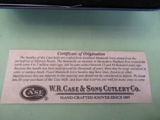Case XX Select 2004 Mammoth Ivory 5 Blade Sowbelly Pattern # TB891539 SS