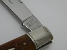 Winchester Trademark USA 1994 Burnt Orange Bone 19107 Cartridge Series Banana Lockback Knife in Box