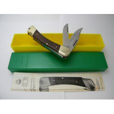 Puma Germany Wood 972 Game Warden Lockback Knife in Box c.1971