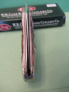 Case XX 2008 Scrolled Bolster Stag Russlock Pattern # 51953L SS