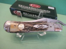 Case XX 2008 Scrolled Bolster Stag Russlock Pattern # 51953L SS