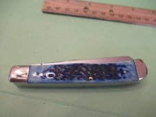 Custom Bill Stoddart Blue Bone Trapper 