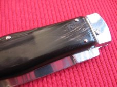 Older MIKOV Horn Dagger Blade Switchblade Knife - New Old Stock.