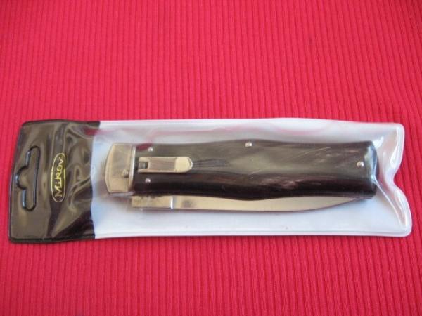 Older MIKOV Horn Dagger Blade Switchblade Knife - New Old Stock.