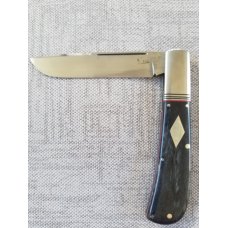 Kroo MADISON Barlow..Black Kudu Bone..Ringed Elongated bolsters..red accents..Rwl34 and filework.1st