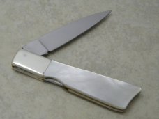 Parker Cut Co. "Remember the Alamo" Pearl Lockback Knife