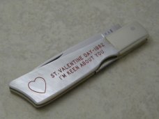 Parker Cut Co. "Remember the Alamo" Pearl Lockback Knife