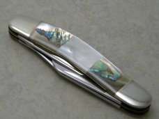 American Blade Chatt. TN 1986 ABCA Limited Edition Pearl Sowbelly Knife
