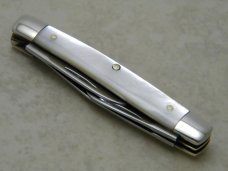 Queen Steel #54 Pearl Mini Stockman Knife 