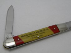 Vintage T.H. Adv. Terre Haute IND Letter Opener Picture Handled Knife
