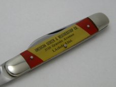 Vintage T.H. Adv. Terre Haute IND Letter Opener Picture Handled Knife