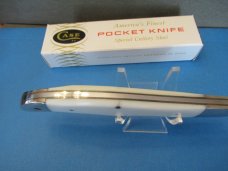 Case XX 1977 White Delrin Texas Special Folding Hunter Pattern # 4165 SSP