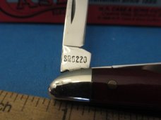 Case XX 1980 Smooth Rose Bone Peanut Pattern # SR6220