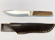 Weidmannsheil hunting knife Solingen Germany (West German) Stag